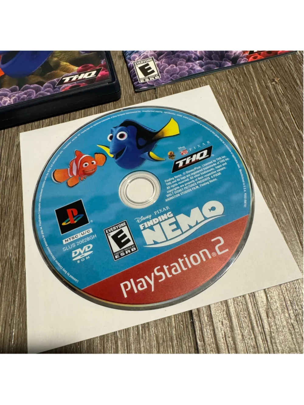 Ps2 THQ Finding Nemo PlayStation 2 Video Game Dory Disney Cib Complete